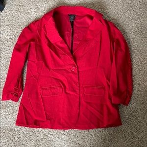 Red SOHO blazer